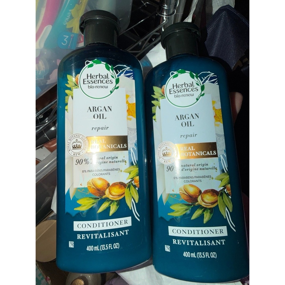 2 herbal essences conditioner bundle argan oil new real botanicals